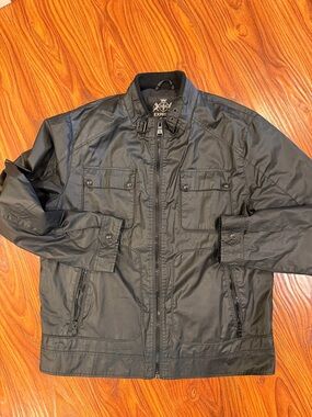 Express Men’s Black Lightweight Shirt Jacket